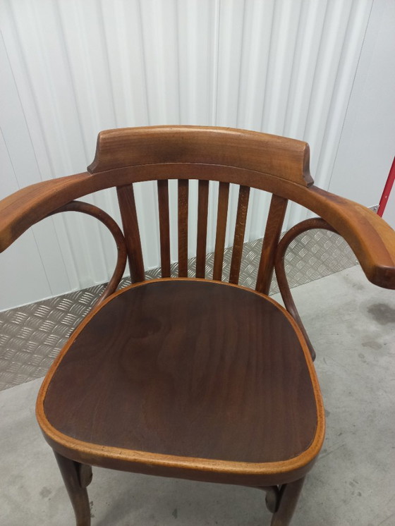 Image 1 of Thonet-style chair with armrests
