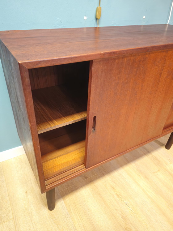 Image 1 of Vintage Danish LP Cabinet Audio Furniture Bathroom Cabinet Sideboard