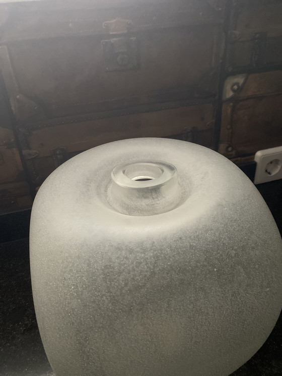 Image 1 of Vierkante glazen vaas