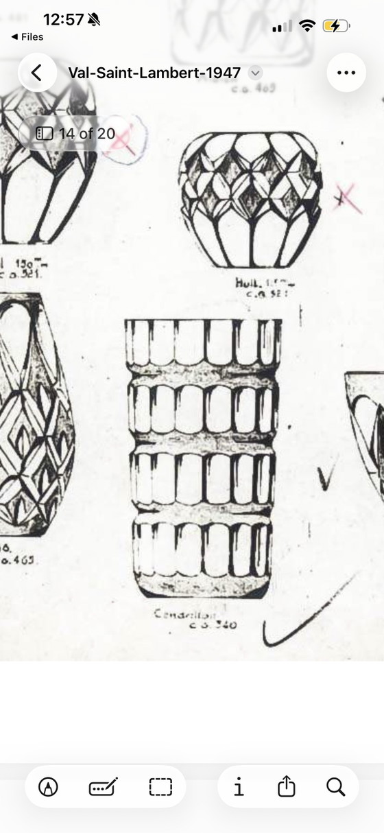 Image 1 of Val Saint Lambert “Cendrillon” Vase by Charles Graffart
Belgium, 1940s