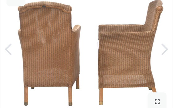 Image 1 of 6x Lloyd Loom con cojines incluidos