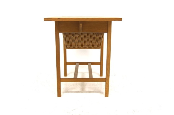 Scandinavian Oak Sewing Table, Sweden, 1960 – Consoles, Wood (photo 12 of 14)