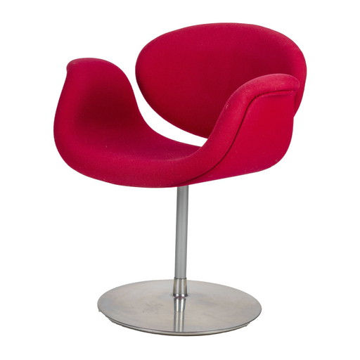 Chaise Tulipe Rouge Par Pierre Paulin Pour Artifort