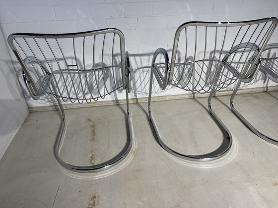 Image 1 of Gastone Rinaldi vintage stoelen Rero Artdeco 