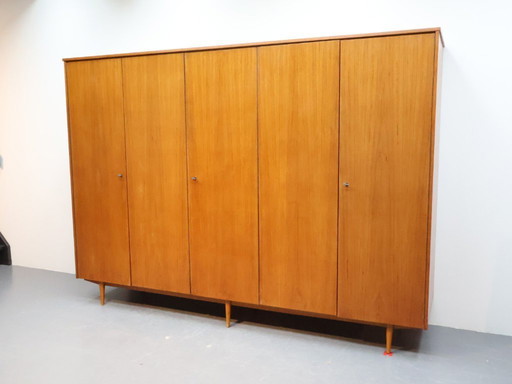 Armoire vintage en teck | 5 portes | Teck