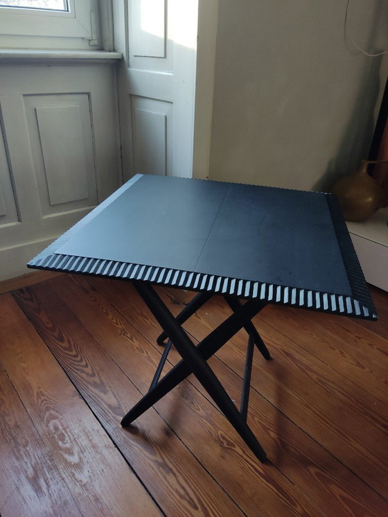 Image 1 of 1x Zanat Piano Table pliante angulaire | Erable noir, Ludovica & Roberto Palomba