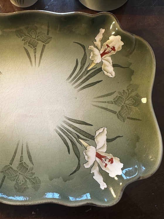 Image 1 of Nécessaire dit de Fumeur- Manufacture De Bruyn Faiencerie Fives Lille vers 1920