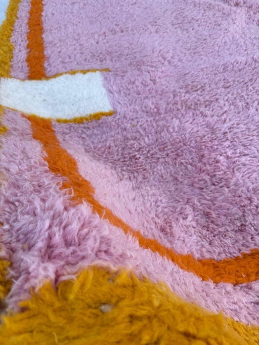 Tapis marocain tradicional en laine 200cmx200cm