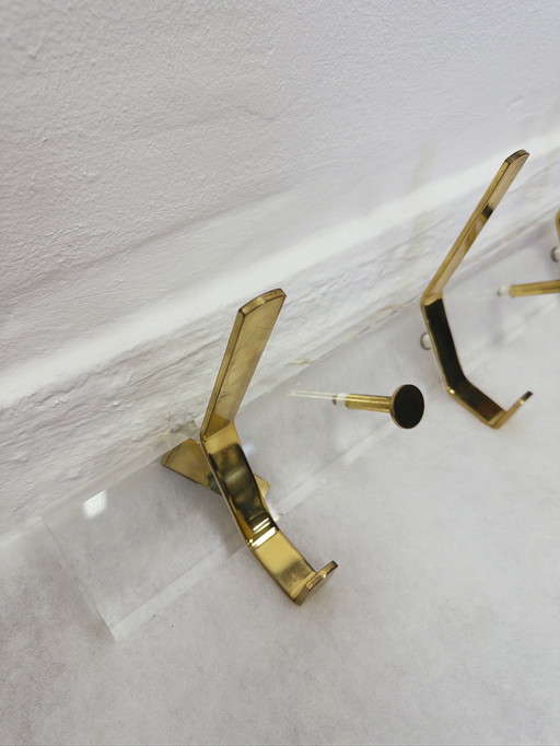 Appendiabiti da parete in stile Hollywood Regency