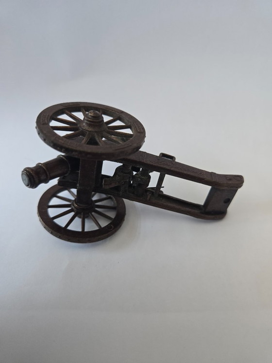 Image 1 of Wunderschöne Kanone aus massivem Kupfer von Redondo aus Spanien. 10 cm lang, 4 cm hoch.
