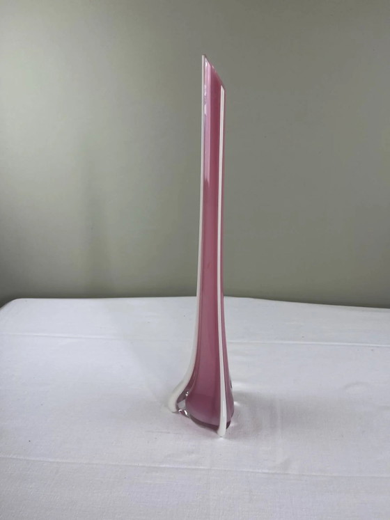 Vaso scultoreo in vetro soffiato – Vasi, Crystal, Glass, Art Deco (photo 10 of 10)