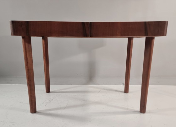 Image 1 of Art Deco Dining Table in Walnut, 1960s