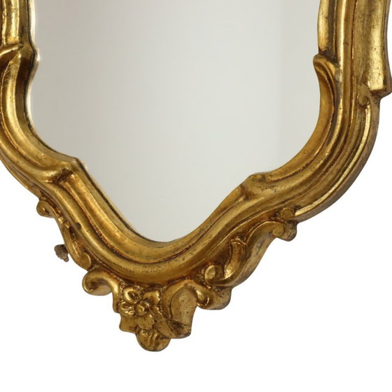 Image 1 of Franse Kuifspiegel Bladgoud Verguld 71cm