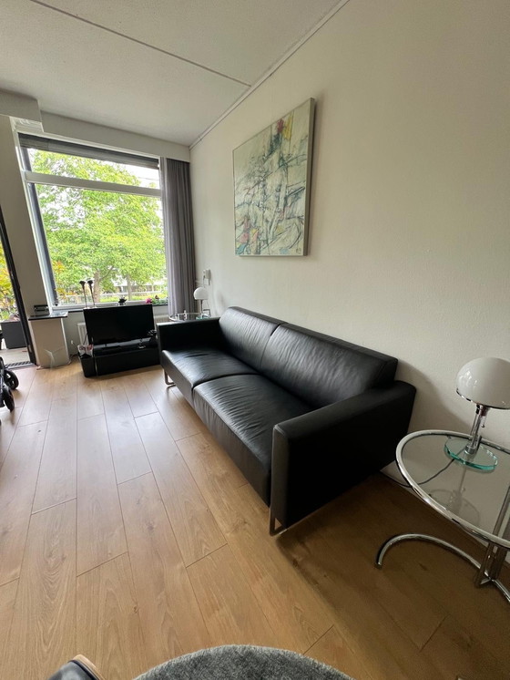 Image 1 of Sofá de cuero negro Marevan Artifort