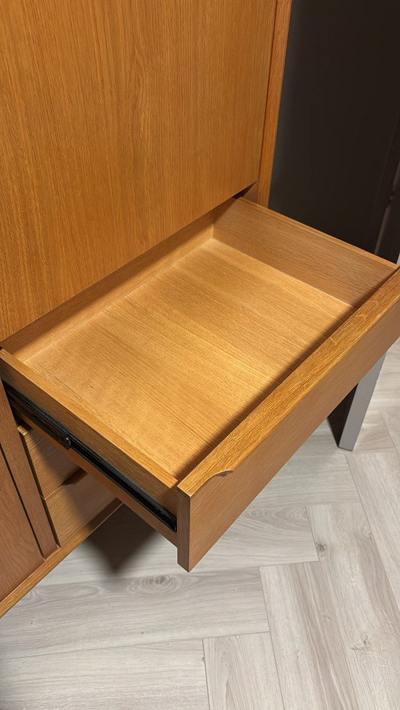 Maisons du Monde Wooden wardrobe with drawers, Brown, Mid Century Modern (photo 2 of 6)