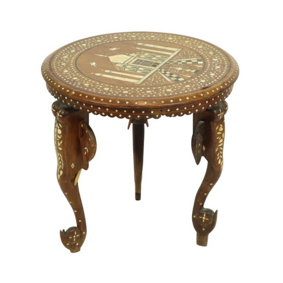 Image 1 of Anglo-Indian Taj Mahal Side Table