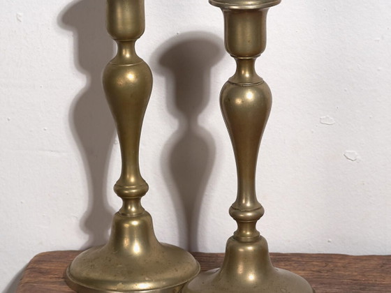 Candelieri da tavolo antichi (c.1920). Set di 2 pezzi #12 – Portacandele (photo 2 of 18)