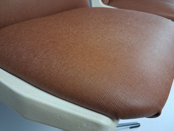 Image 1 of 4 x Vintage Design Swivel Chairs by Jean-Paul Emonds-Alt, Belgium 1970s