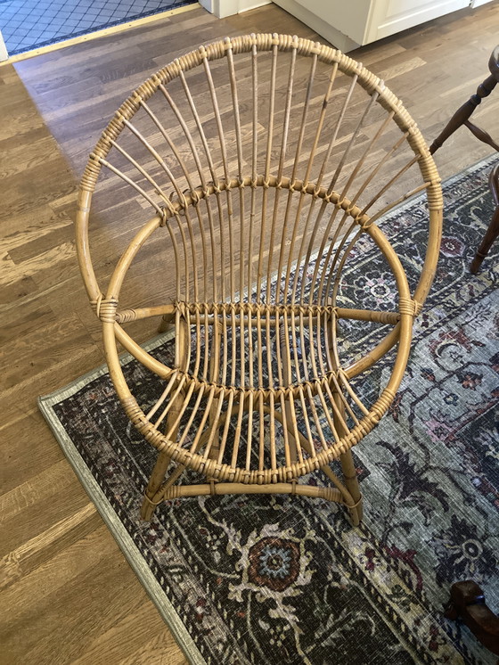 Image 1 of 60er Bambus Sessel vintage origineel - Franco Albini