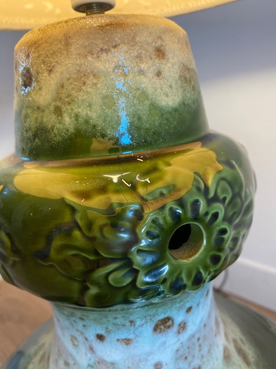 Lampada da Terra Fat Lava West Fermant anni '70 – Lampade da tavolo, Ceramica (photo 9 of 10)