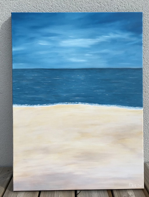 Sainte-Marine. Olie van Frédéric Cadiou