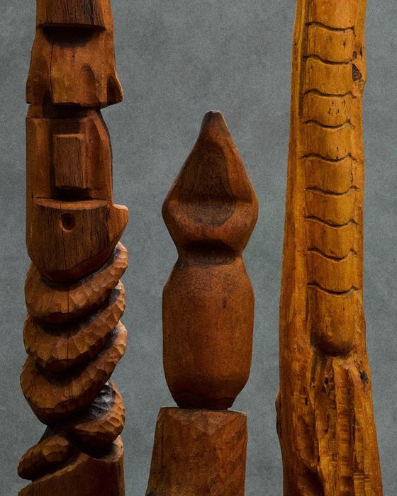 Image 1 of escultura de madera hecha a mano