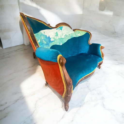 Sofa Barock-Stil Zweisitzer