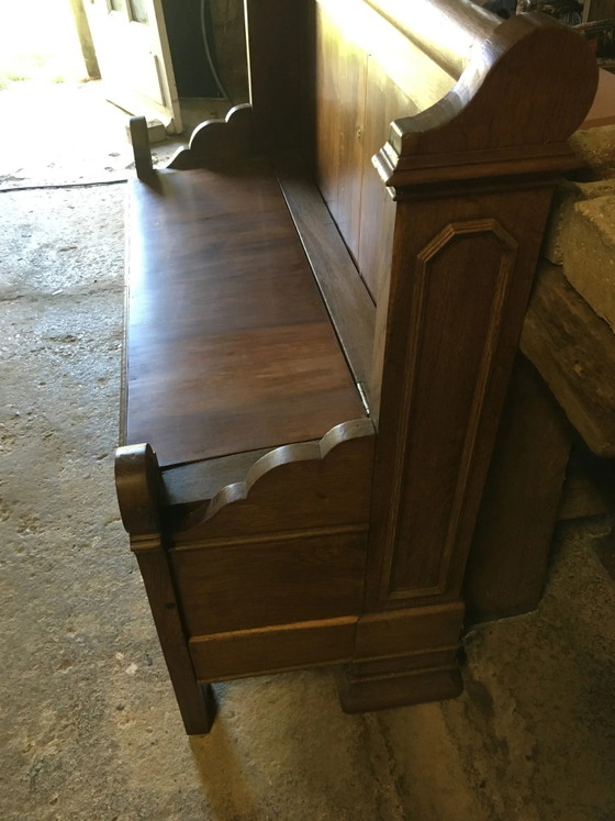 Oak and cherry chest bench – Benches, Vintage (photo 12 of 12)