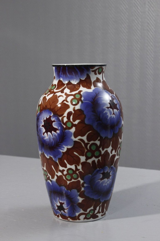 Image 1 of Villeroy & Boch Wallerfangen Saar Basin decorative vase "Vera" Art Deco 1920s