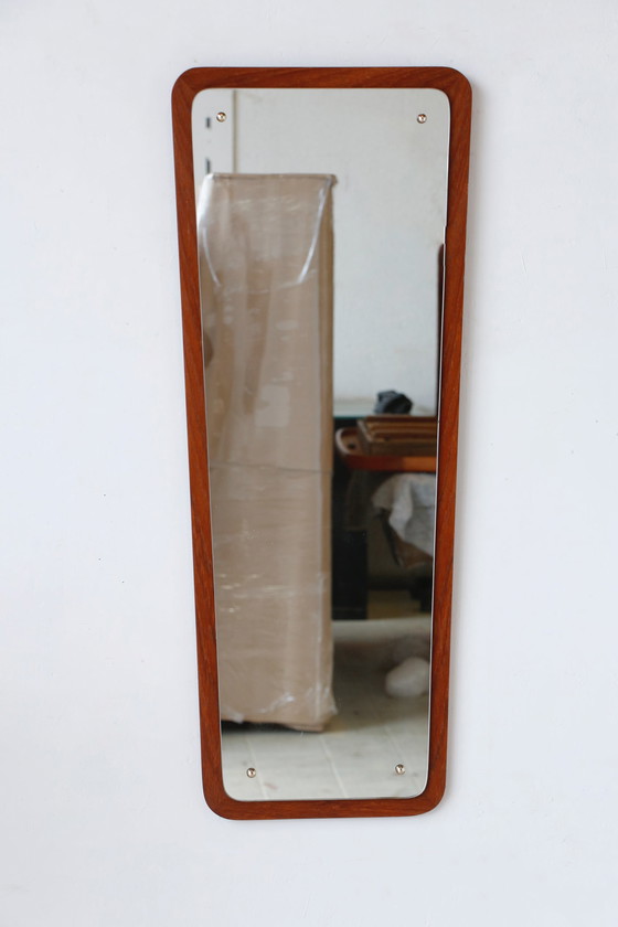 Image 1 of Vintage Scandinavian Teak Mirror - 60's - 28.03.25.02
