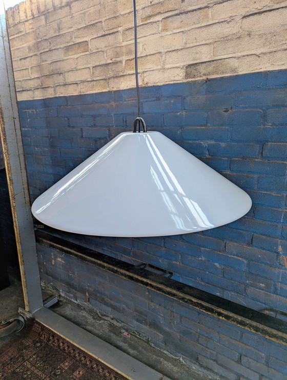 Image 1 of Lampe de poche vintage en plexiglas / Zwart Metaal, Spaceage