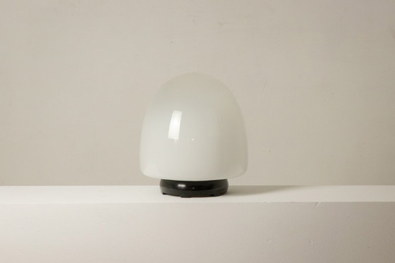 Image 1 of Leucos. Pair of egg-shaped glass lamps. Italy, 1960s.