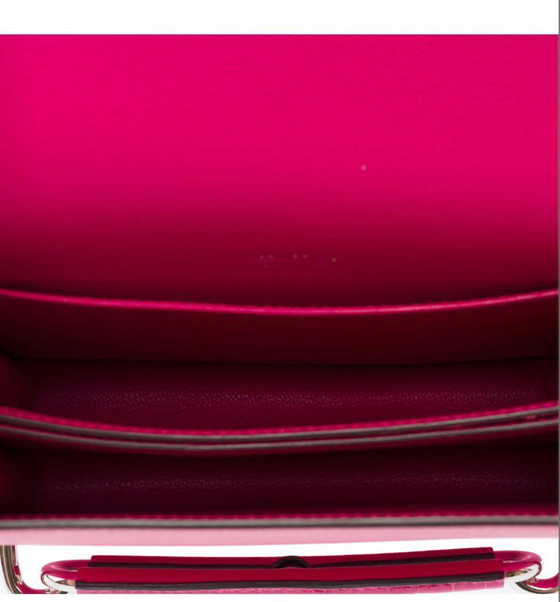 Image 1 of Zak HERMES Roulis en Cuir Rose - 103500