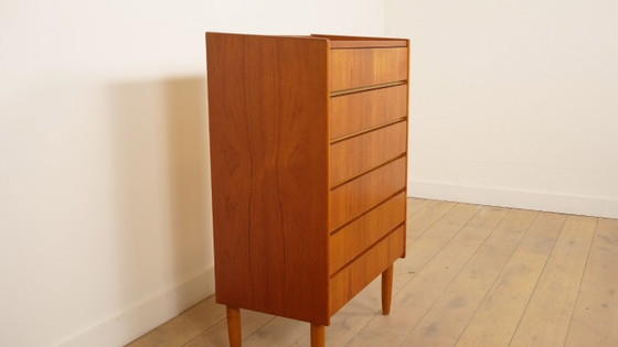 Image 1 of Vintage Deense ladekast | Teak | 6 lades | 114 cm