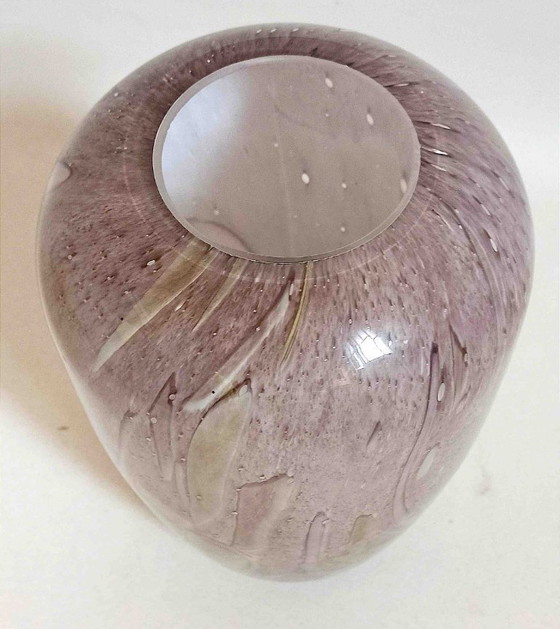 Image 1 of Vase signiert La Rochère Kristall Höhe 25,8 cm