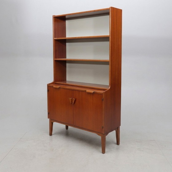 Image 1 of Vintage mahoniehouten boekenkast van Hugo Troeds, Zweden, jaren 60.