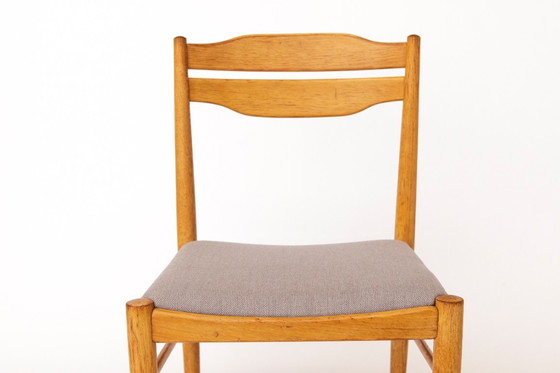 Image 1 of Set of 3 Vintage Beechwood Chairs | 1970s German Dining Chairs | Restored & Reupholstered