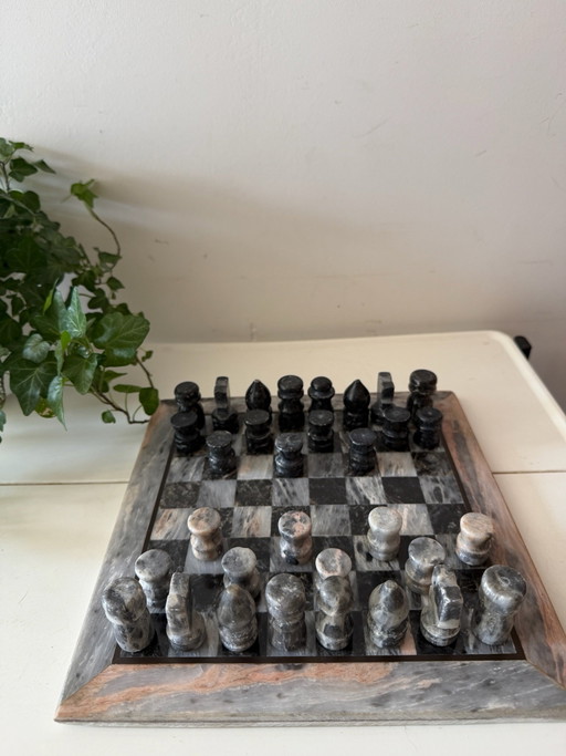 Onyx vintage schaakspel