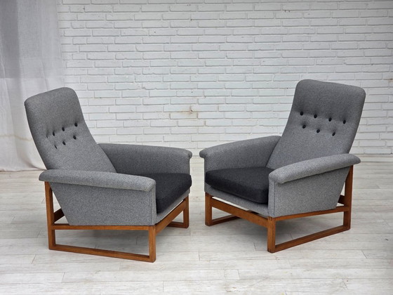 Image 1 of 1960er Jahre, dänisches Design von Børge Mogensen für Fredericia Stolefabrik.