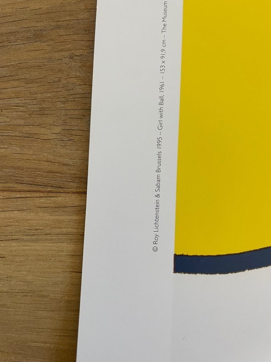 Image 1 of Roy Lichtenstein (1923-1997), Meisje met bal, 1961, copyright Roy Lichtenstein&Sabam Brussel 1995, The Museum of Modern Art, N