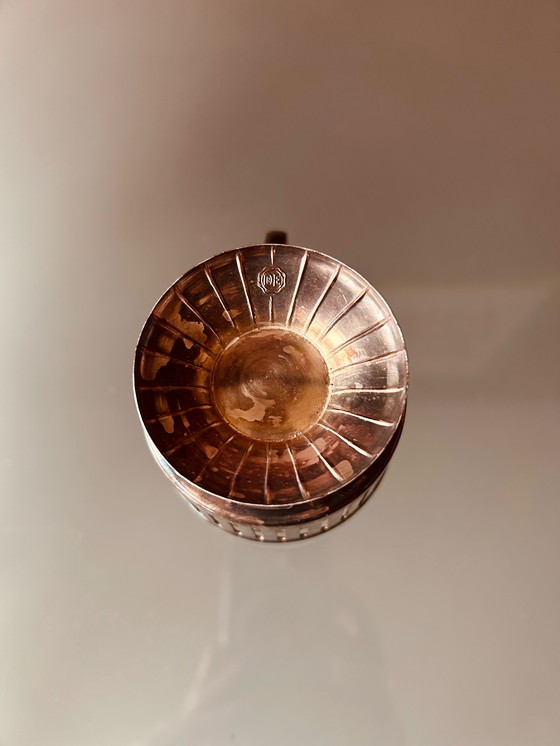 Image 1 of VERRES À CAFÉ/THÉ DOUWE EGBERTS PLAQUÉS ARGENTÉS