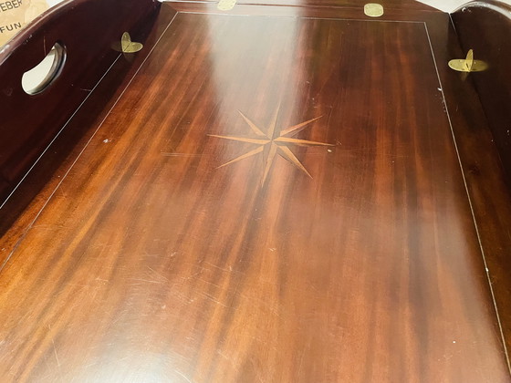 Image 1 of Mid Century Mahogany Butler's Cocktail Table
