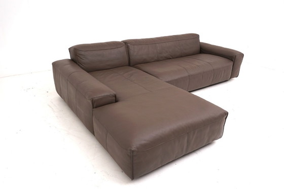 Image 1 of Rolf Benz Mio Garnitur Couch Sofa Eckcouch Ecksofa Leder braun