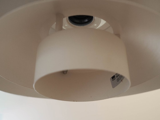 Lampada a sospensione Lyfa con sospensione regolabile, design danese degli anni '70, paralume in metallo (photo 11 of 15)