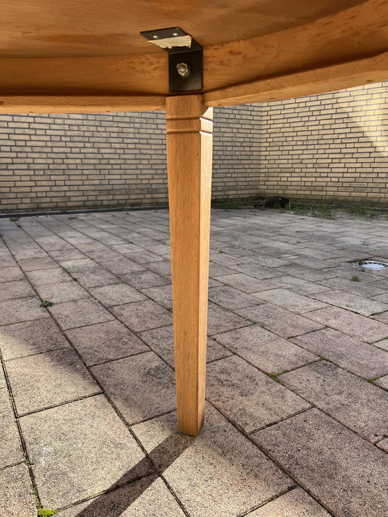 Image 1 of Geloogd eiken tafel