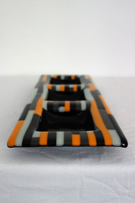 Image 1 of Dekorative Glasplatte "Fusing" von Itay Faingold