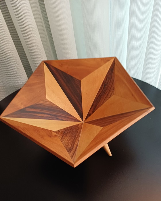 Mid-Century Wooden Bowl (photo 4 of 12)