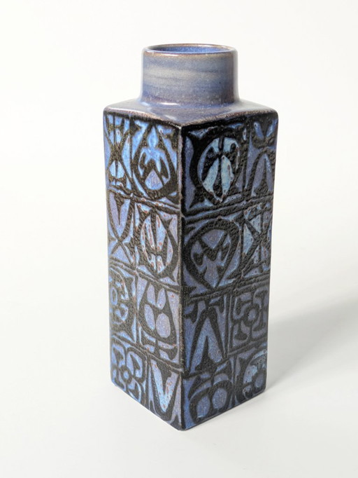 1970s Royal Copenhagen Alumunia Vase | BACA Fajance by Nils Thorsson | Danish Midcentury Modern Ceramic