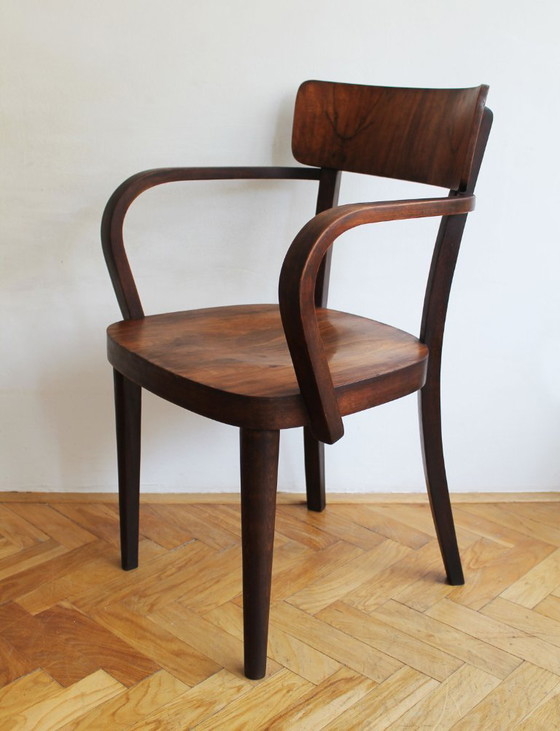 Image 1 of Coppia di sedie Art Déco degli anni '30 di Tatra