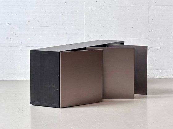 IKEA BESTÅ Meuble bas avec 3 portes en noir-brun – Commodes, Wood (photo 9 of 15)
